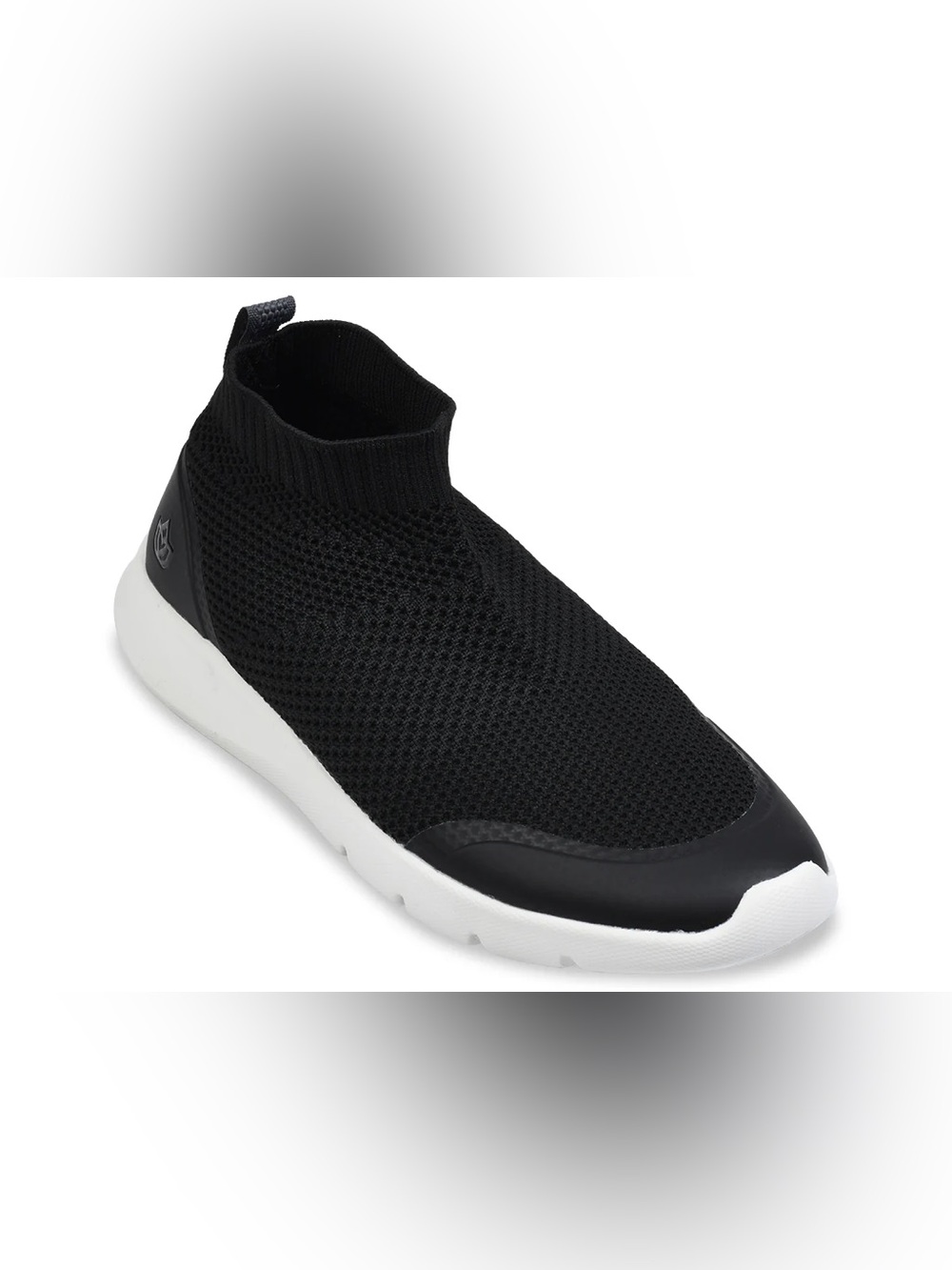 NWT Spenco Yoga Stretch Black Sneakers, Size 9, New In Box